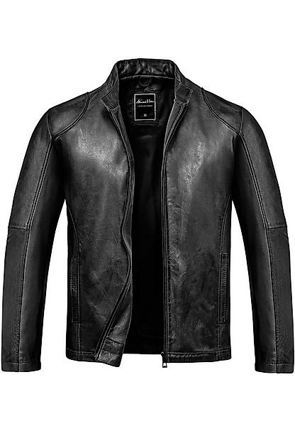 Amaci&Sons Lederjacke OKEMOS Lederjacke Echtleder Herren Biker Zipper Jacke günstig online kaufen