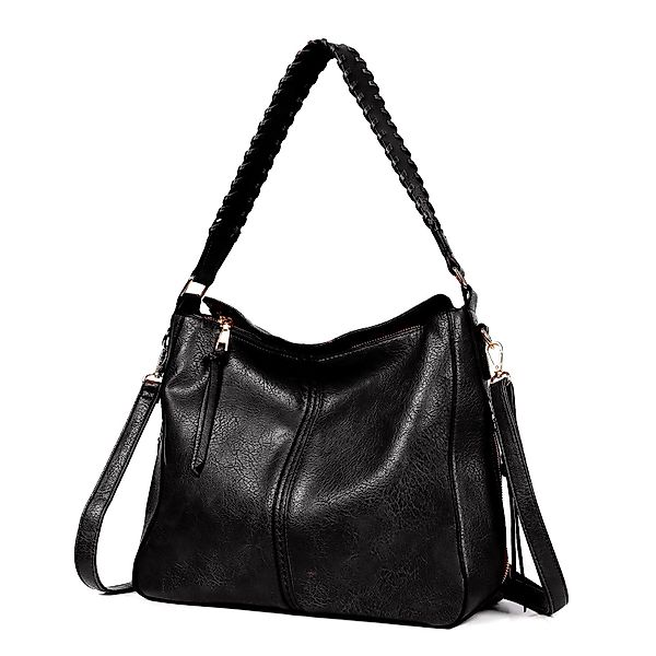 TAN.TOMI Schultertasche Handtasche Damen Shopper Lederimitat günstig online kaufen