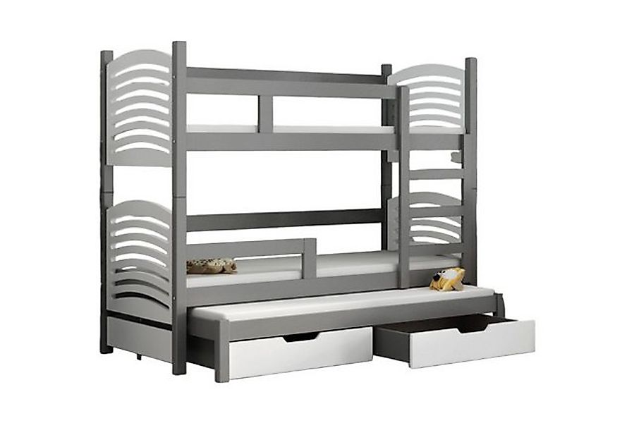 thematys Hochbett Etagenbett optional mit Ausziehbett + Inklusive Matratzen günstig online kaufen