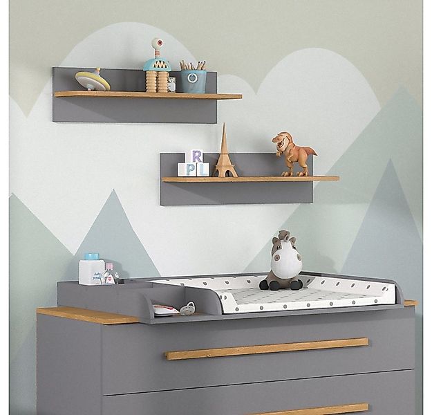 VitaliSpa® Wandregal Malia, Grau/Grau, 70 x 20 cm günstig online kaufen