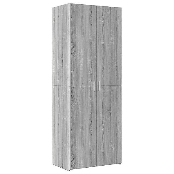 vidaXL Highboard Grau Sonoma 70x42,5x185 cm Holzwerkstoff 3281425 günstig online kaufen