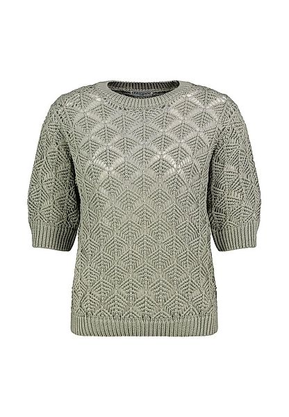 Eight2Nine Strickpullover Strickshirt mit Ajour-Muster Ajour Lochstrick-Pul günstig online kaufen