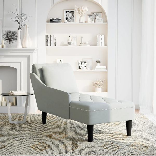 vidaXL Chaiselongue Chaiselongue mit Kissen und günstig online kaufen