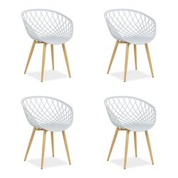 Homestyle4u Gartenstuhl Stuhl Balkonstuhl Massiv Küche günstig online kaufen