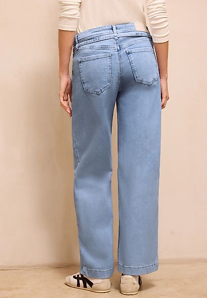 STREET ONE STUDIO Loose-fit-Jeans mit Wide Legs günstig online kaufen