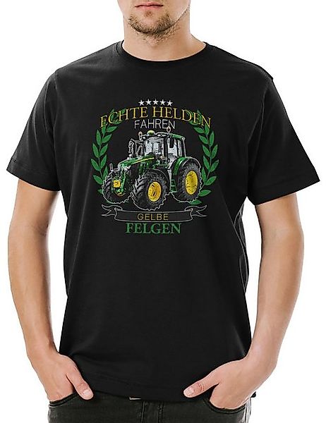 Urban Backwoods Print-Shirt Echte Helden Herren T-Shirt Traktor Bauer Landw günstig online kaufen