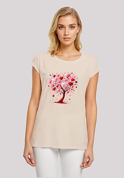 F4NT4STIC T-Shirt Herz Baum Aquarell Druck günstig online kaufen