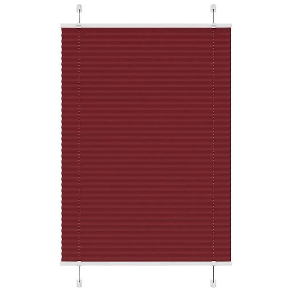 vidaXL Plissee Bordeauxrot 95x150 cm Stoffbreite 94,4 cm Polyester 4015244 günstig online kaufen