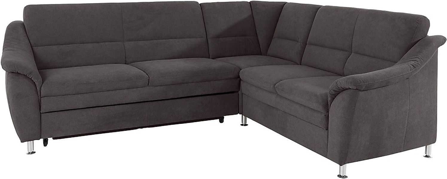 Places of Style Ecksofa »Cardoso L-Form«, Federkern, wahlweise mit Bett, Sc günstig online kaufen