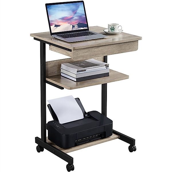 Yaheetech Schreibtisch Computertisch, mit Tastaturablage, Laptoptisch günstig online kaufen