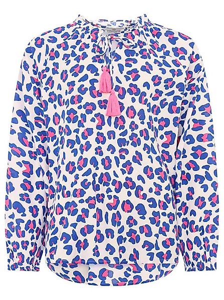 Zwillingsherz Schlupfbluse "Colorful Leo" Animal-Muster, Langarm, Tasseln, günstig online kaufen