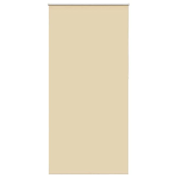 vidaXL Verdunkelungsrollo Beige 100x210cm Stoffbreite 95,7cm Polyester 4010 günstig online kaufen