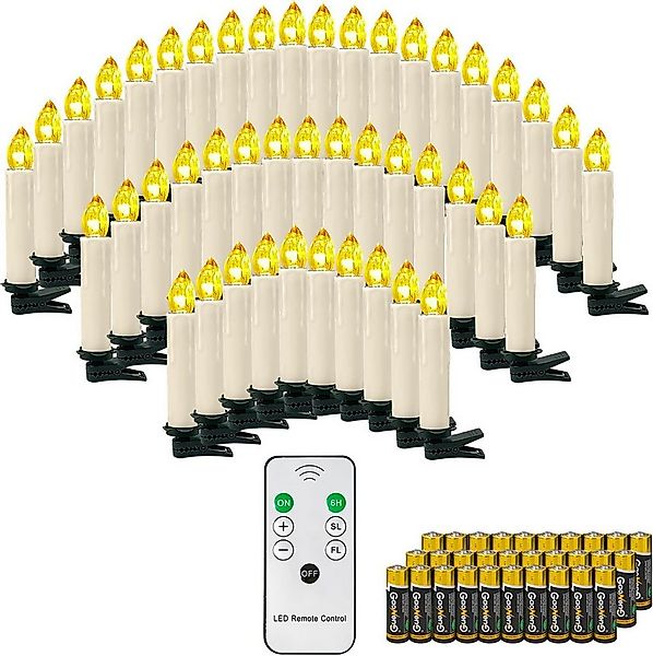 Gotoll LED-Christbaumkerzen CH030BT_W-NEW kabellose Weihnachtsbaumkerzen ch günstig online kaufen
