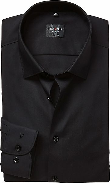 MARVELIS Langarmhemd New York Kentkragen, Businesshemd, körpernah, extra la günstig online kaufen