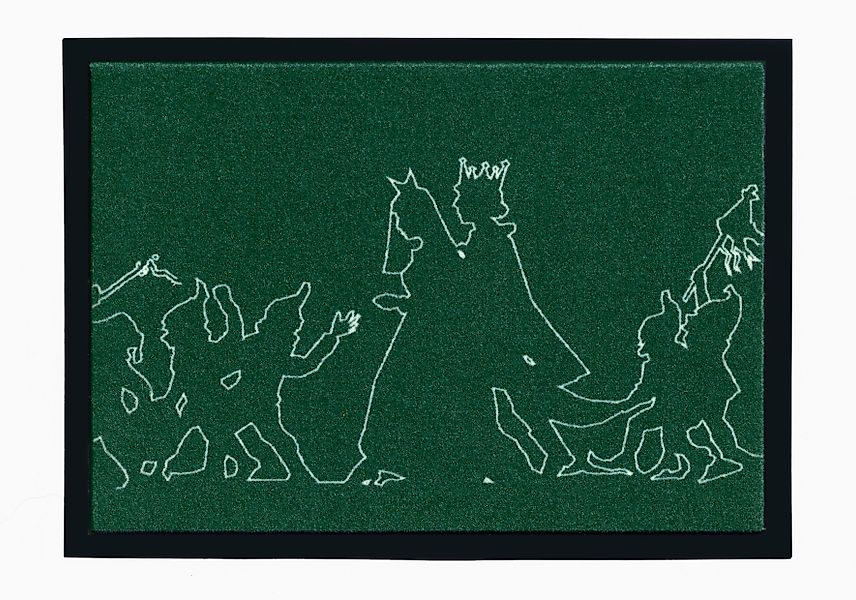grimmliis Fußmatte »Märchen 3«, rechteckig, 2 mm Höhe, Schmutzfangmatte, Mo günstig online kaufen