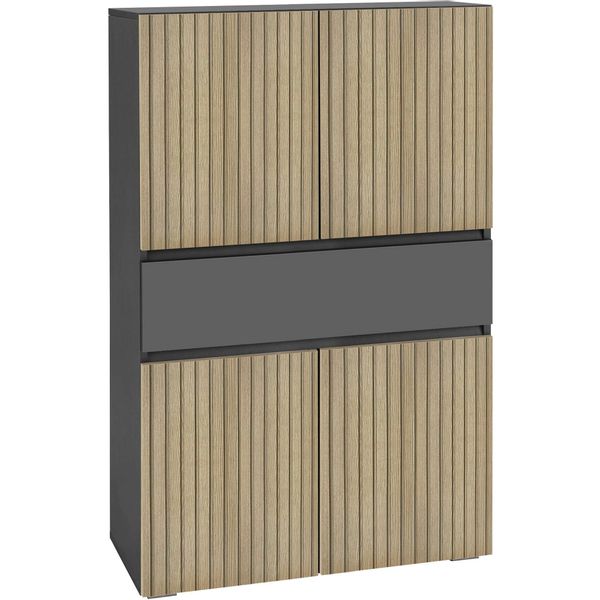 Home affaire Midischrank "Wisla" mit 4 Türen & 1 Schublade, Breite 76 cm, H günstig online kaufen