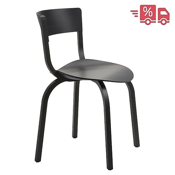 ABVERKAUF: THONET 404 Holzstuhl | Eiche schwarz gebeizt günstig online kaufen