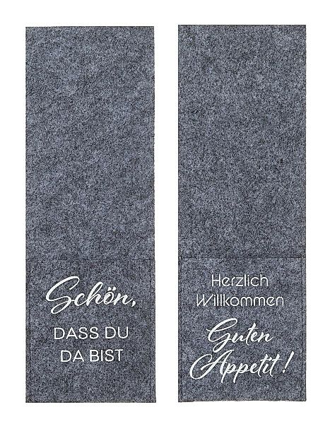 Geschenkestadl Besteckhalter 12 Stück Bestecktaschen aus günstig online kaufen