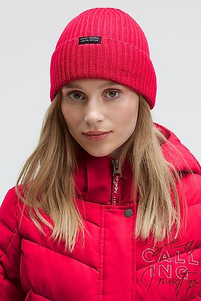 SOCCX Strickmütze mit breitem Umschlag günstig online kaufen