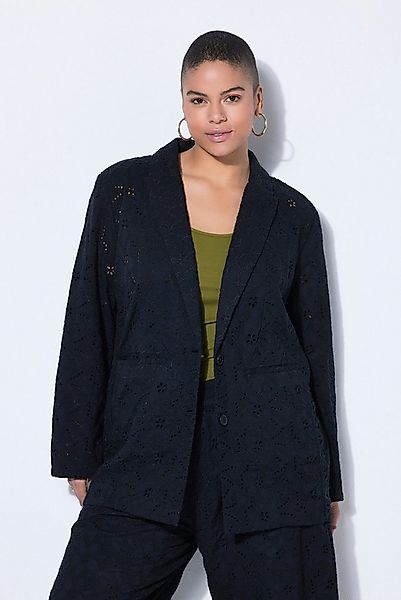 Studio Untold Blusenblazer Blazer oversized florale Spitze günstig online kaufen