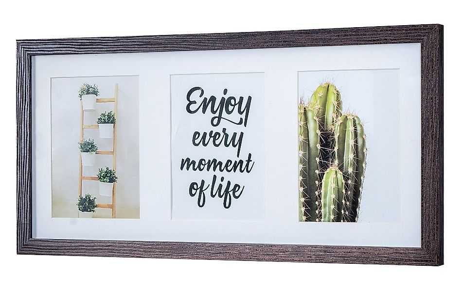 Levandeo® Bilderrahmen, Bilderrahmen für 3 Fotos günstig online kaufen