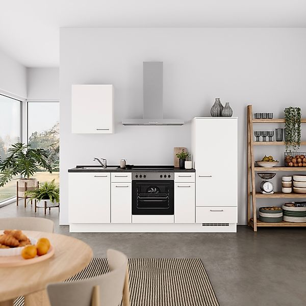 nobilia Küchenzeile ""Laser I", Ausrichtung wählbar, Breite 240 cm" vormont günstig online kaufen