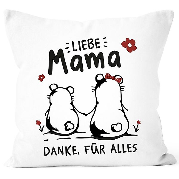 SpecialMe Dekokissen Kissen-Bezug Liebe Mama Danke günstig online kaufen