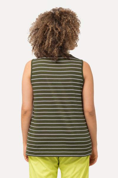 Ulla Popken Longtop Top 2er-Pack Ringel/uni günstig online kaufen