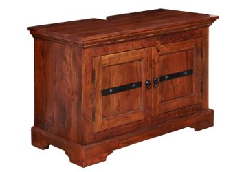 Massivmoebel24 Waschbeckenunterschrank #1005 (Waschbeckenunterschrank Akazi günstig online kaufen