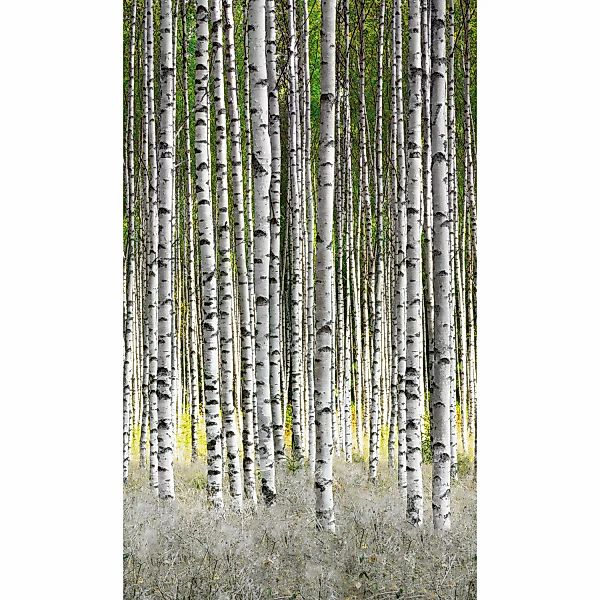 Marburg Vliestapete Ornamental Industrial Beige-Blau 270 cm x 159 cm FSC® günstig online kaufen