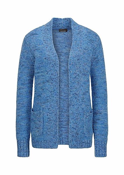 GOLDNER Strickjacke "Kurzgröße Langarm Melange-Cardigan, flauschig" günstig online kaufen
