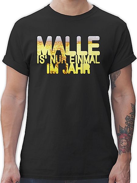Shirtracer T-Shirt Malle is' nur einmal günstig online kaufen