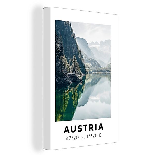 OneMillionCanvasses® Leinwandbild Österreich - Alpen - günstig online kaufen