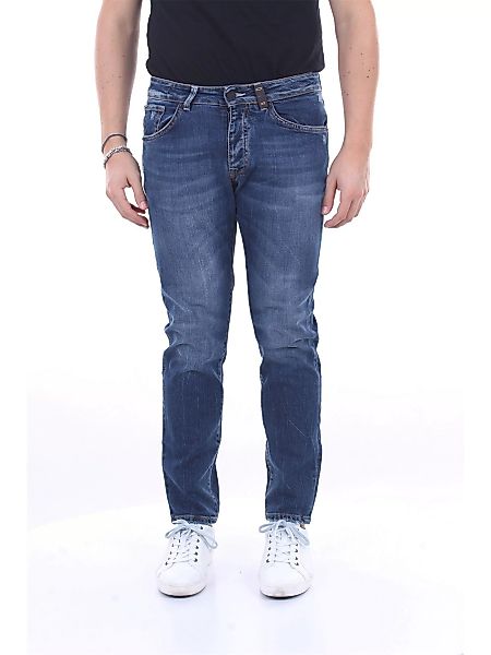MICHAEL COAL regelmäßig Herren Dunkle Jeans Baumwolle Elasthan günstig online kaufen