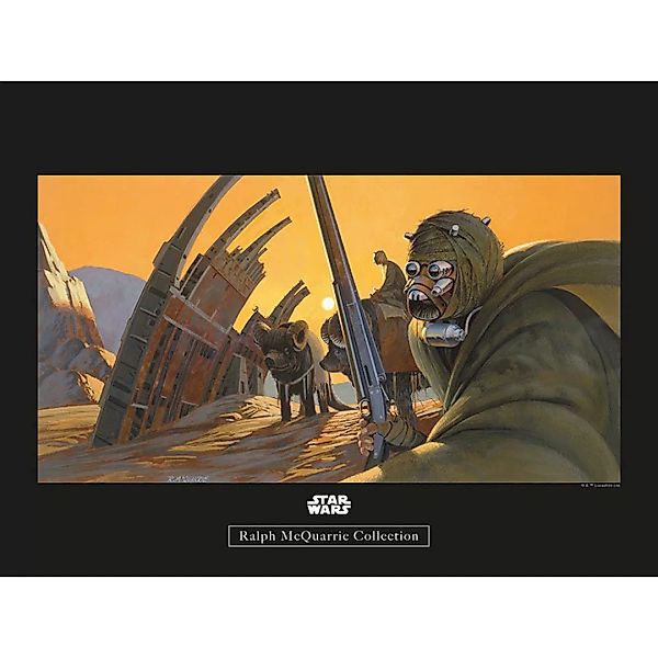 Komar Wandbild Star Wars Classic RMQ Tusken Star Wars B/L: ca. 40x30 cm günstig online kaufen