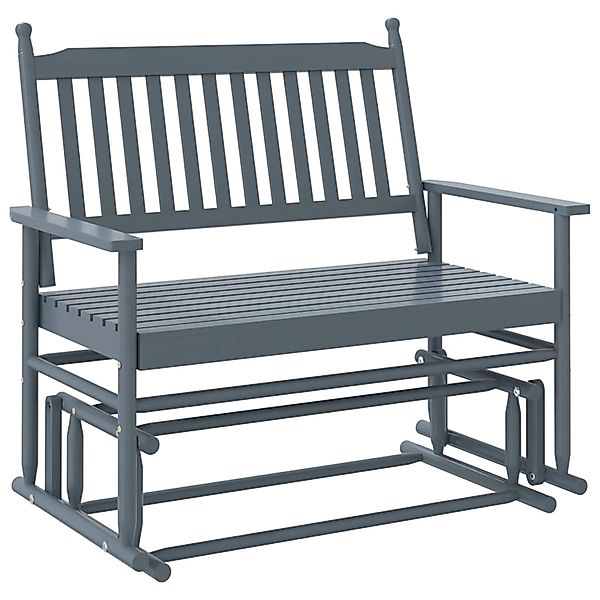 vidaXL Schaukelstuhl Schaukelbank Grau 118x70x104,5 cm günstig online kaufen