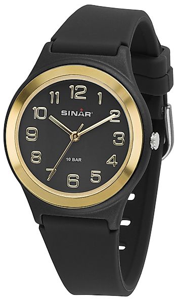 SINAR Quarzuhr XB-48-10, Armbanduhr, Damenuhr,Jugendliche, Silikonarmband, günstig online kaufen