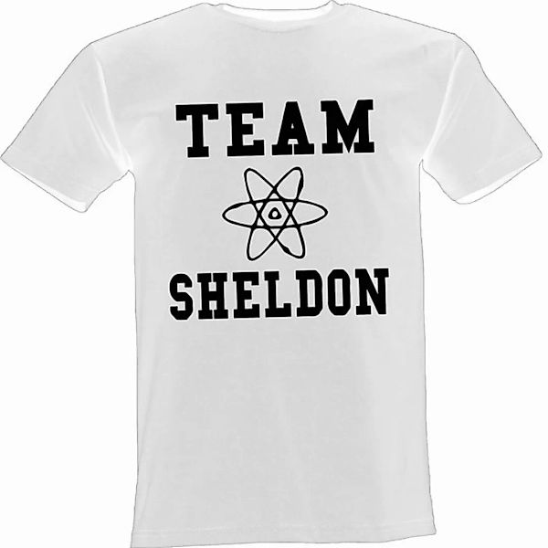 Lustige & Witzige T-Shirts T-Shirt T-Shirt Team Sheldon Fun-Shirt Party Log günstig online kaufen