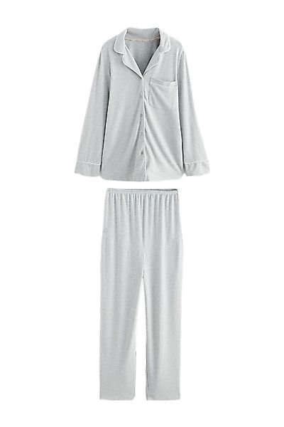 Next Pyjama Pyjama mit Knopfleiste – günstig online kaufen