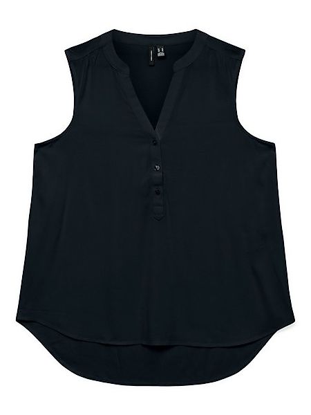 Vero Moda Blusenshirt Ärmelloses Design mit V-Ausschnitt und Knopfleiste VM günstig online kaufen