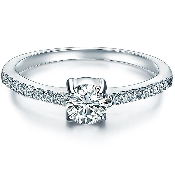 Trilani Silberring Verlobungsring aus 925 Sterling günstig online kaufen