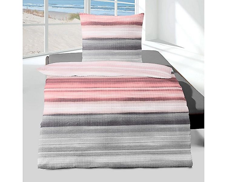 TRAUMSCHLAF Bettwäsche Tuusula, Seersucker, 2 teilig, bügelfreie Seersucker günstig online kaufen