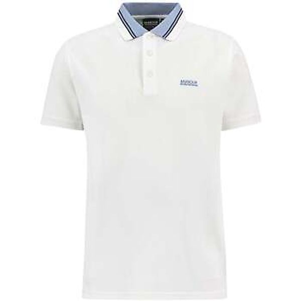 Barbour  T-Shirts & Poloshirts Bruce Tipped Polo Shirt White günstig online kaufen