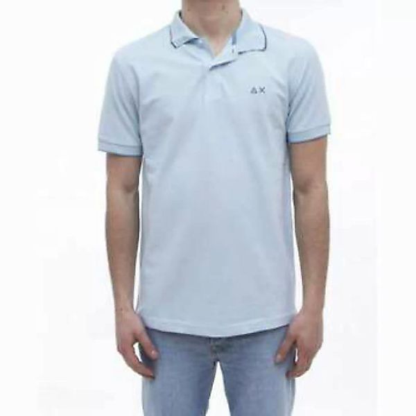 Sun68 Poloshirt Small Stripe Collar Greige - Größe L günstig online kaufen