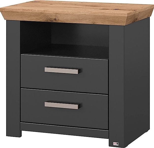 set one by Musterring Nachtkommode »York Schlafen« 1 Stk. tlg. mit zwei Sch günstig online kaufen