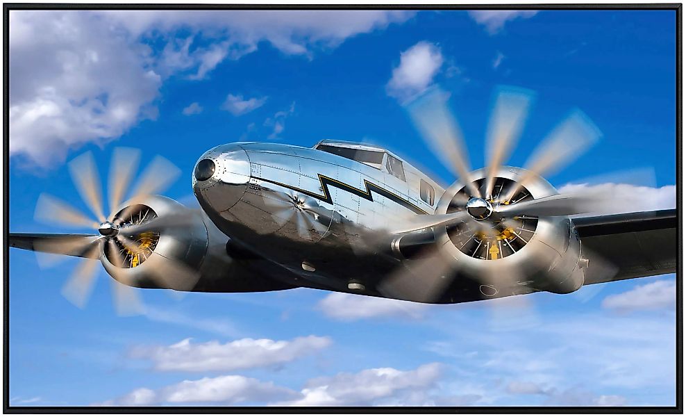 Papermoon Infrarotheizung »Klassisches Vintage Flugzeug«, sehr angenehme St günstig online kaufen