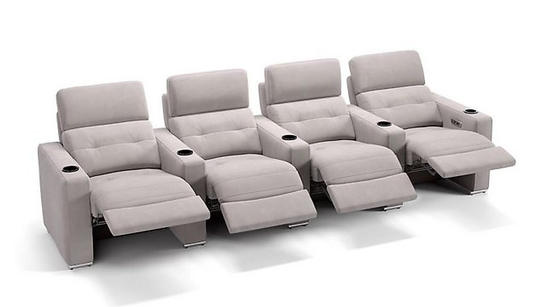 Sofanella 4-Sitzer Stoff BARI, Heimkinosofa, Kinocouch, Funktionssofa, Kino günstig online kaufen