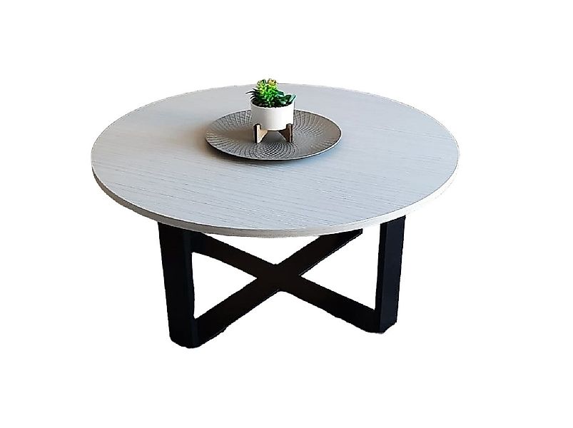 designimpex Couchtisch Design DA-333 rund Wohnzimmertisch günstig online kaufen