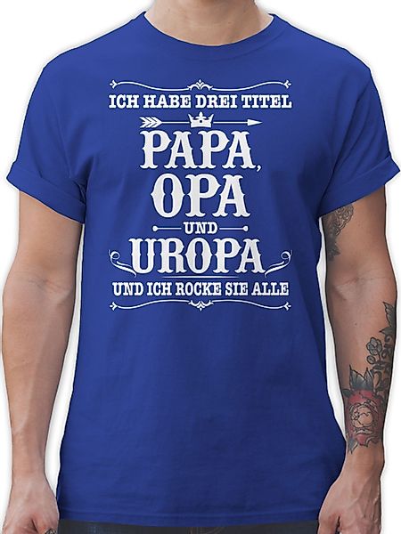 Shirtracer T-Shirt Ich habe Drei Titel günstig online kaufen