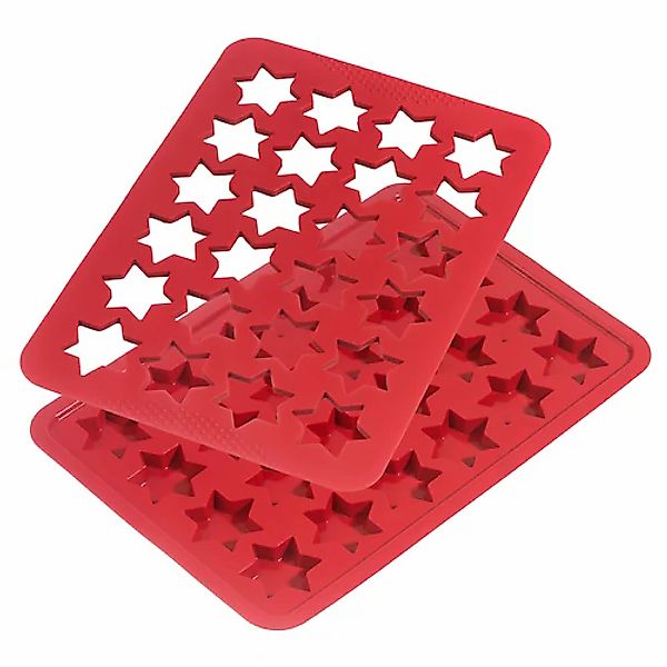 Kaiser Backformen Backform »Kaiser« 24 Sterne, Teigrohling-Matte und Guss-M günstig online kaufen